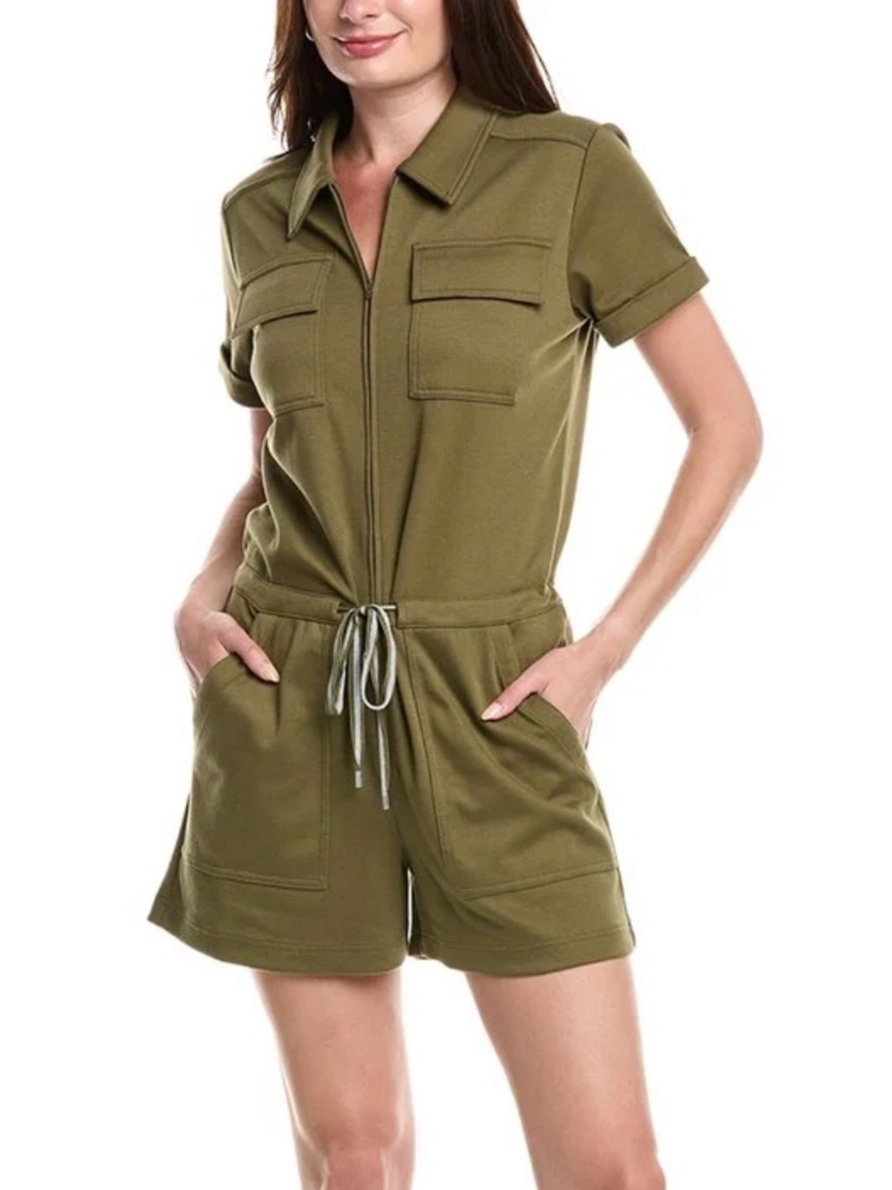 Cabi Squad Romper Green